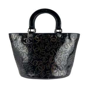 CHANEL Black Leather Tote Bag